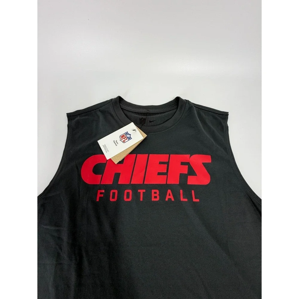 Nike Kansas City Chiefs Mens Anthracite Legend Muscle Tank Top Size Medium M NWT